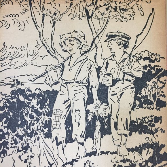 Vintage Tom Sawyer Book Mark Twain Hardcover 1944 - Picture 9 of 15